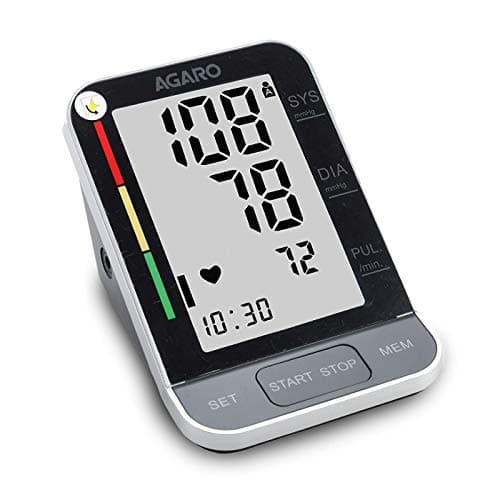 AGARO Automatic Digital Blood Pressure Monitor, BP-801, 240 Memory, Talk function, Batteries Included