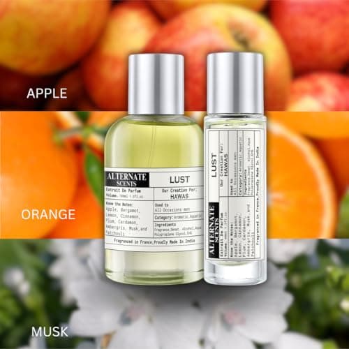 Alternate Scents LUST Long Lasting 40ML Perfume For Men |Strong& long Lasting with 30% Oil Concentration| Fresh Fruity-Aquatic | Fragrance From France 4