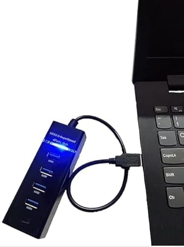 Adefex Wired Keyboard with Wired Gaming Mouse 1200 DPI | Non-Slip Mouse Pad & 4-Port USB 3.0 Hub in LED Glowing | OTG - for PC, Laptop, Gaming, Mobile 5