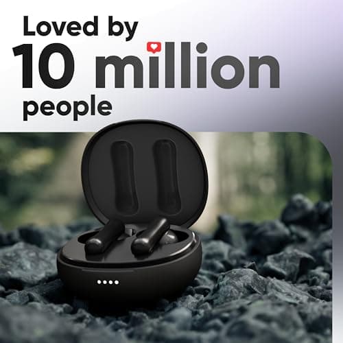 Mivi DuoPods Marathon Earbuds Wireless | Fast Charge | 70H Playtime | BT v5.3 | 13mm Drivers | Noise Cancellation | IPX4.0 TWS 6