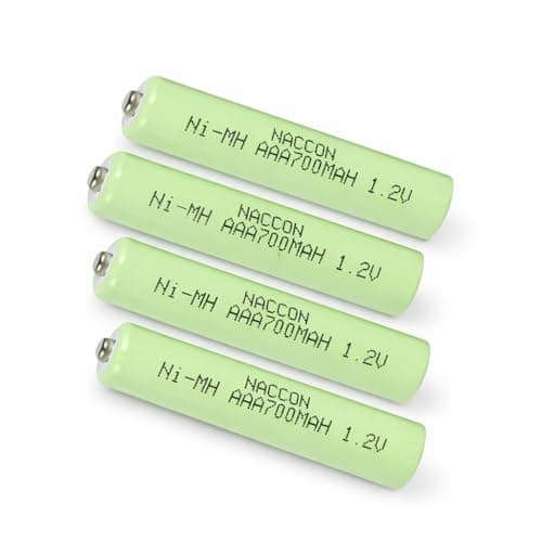 700mAh 1.2V Ni-MH AAA Rechargeable Battery | for Trimmer, Toys & Daily-Use Devices | Long-Lasting Rechargeable Cell (4)