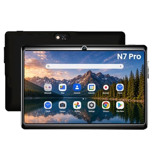 IKALL N7 Pro 7-Inch Android Tablet | 2GB RAM, 16GB Storage (Expandable) | WiFi Enabled | 3000mAh Battery | Dual Camera | Compact & Lightweight | Ideal for Learning & Entertainment – Black