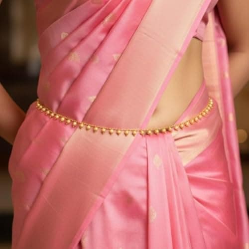 AccessHer Women’s & Girls’ Elegant Gold-Plated Waist Chain & Kamarbandh | Traditional Ethnic Jewelry Accessory for Sarees, Lehengas, Weddings, Parties & Festive Occasions 4