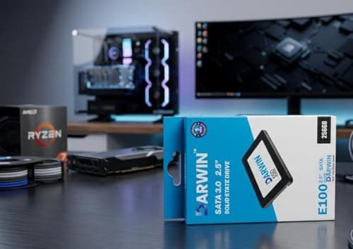 DARWIN E100 256GB SATA 3.0 | 2.5" Internal SSD |Solid State Drive | High-Speed Data Transfer | 5-Year Warranty | for Laptop & Desktop 2