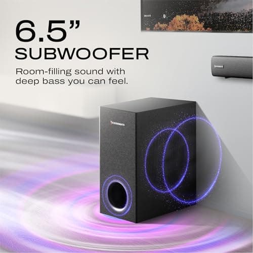 CrossBeats Blaze B1100 5.1 Dolby Home Theater Speaker 625W for TV [2026 Launch] Subwoofer Satellite Speakers, Soundbar for Smart TV |Bluetooth Sound bar Music System Home Theatre (Black) 5