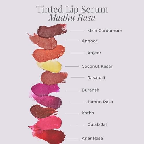 Forest Essentials Tinted Plumping Lip Serum Misri Cardamom | Natural Glossy Lip Tint with Natural Colour & Flavours | Clean, Cruelty-Free Makeup 4