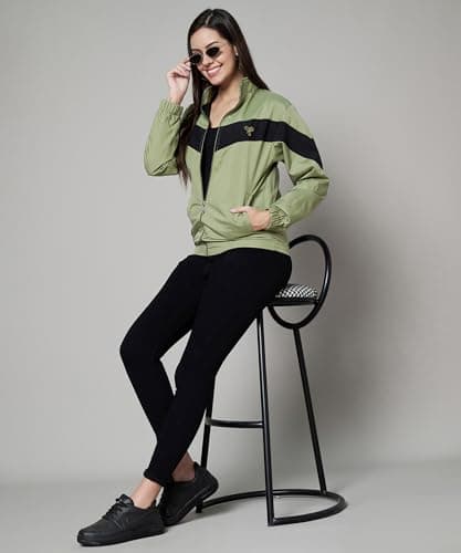 eWools Women's winterwear woolen fullsleeves Jacket (Green, 2XL) 5