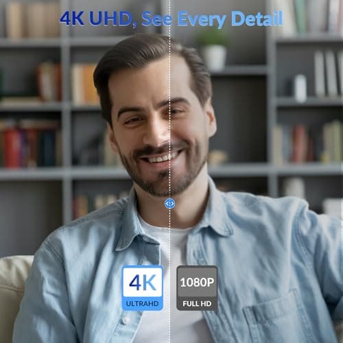 NEWORK 4K Webcam with Sony Sensor, PDAF Autofocus, 1080P@60FPS, 2 Noise Reduction Mics, Auto Light Correction, USB Plug&Play, Privacy Cover, 79°FOV, Streaming Camera for PC, Mac, Laptop, Video Calls 2