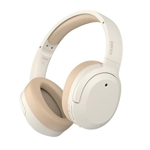 Edifier W820NB Plus Over-Ear Active Noise Cancelling Headphones, Clear Calls with Deep Noise Reduction,Bluetooth Headphones with LDAC for Hi Res Wireless Audio Comfortable Fit,Bluetooth 5.2 (Ivory) 2