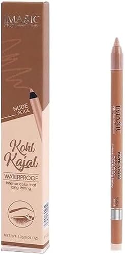 COSLUXE IMAGIC IMAGIC Nude Beige Kohl Matte Kajal Pencil Waterproof 1.3g | Long-Lasting, Smudge-Proof Eyeliner for Bold & Precise Eye Makeup
