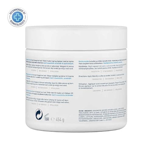 CeraVe Moisturizing Cream For Dry To Very Dry Skin (454g) - Formulated with 3 Essential Ceramides And Hyaluronic Acid | Non-Comedogenic Moisturizer For Face 2