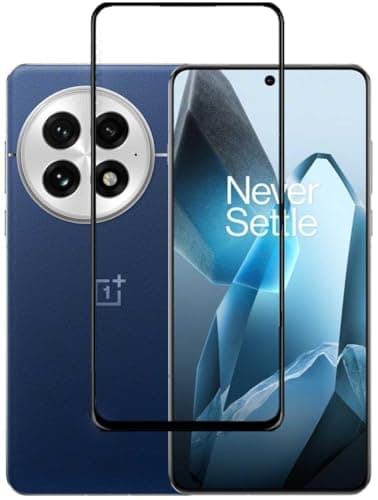 YOFO Premium HD+ Full Glue Tempered Glass For OnePlus 13 Full Glue Curved Glass 100% Fingerprint Working with self installation kit (NON UV GLASS)
