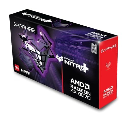Sapphire gddr6 Nitro+ AMD Radeon RX 9070 Gaming pci_e_x16 OC 16GB Dual HDMI/Dual DP 3