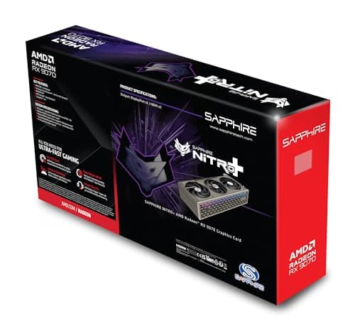 Sapphire gddr6 Nitro+ AMD Radeon RX 9070 Gaming pci_e_x16 OC 16GB Dual HDMI/Dual DP 2