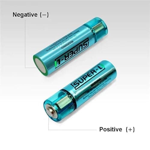 KAIASHA AA USB Rechargeable Li-Ion Battery for Remote Control, Mouse, Small Fan, Toy Battery (Pack of 2) with Type-C Charging Cable (1000 mAh AA) 2