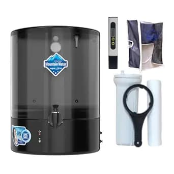 AquaUltra Dolphin RO+UV+UF+Copper Water Purifier for Home | 7-Stage | 9L Storage | ISI Certified | 12-15 LPH | Saves Water & Electricity | Digital TDS Meter & Body Cover Included