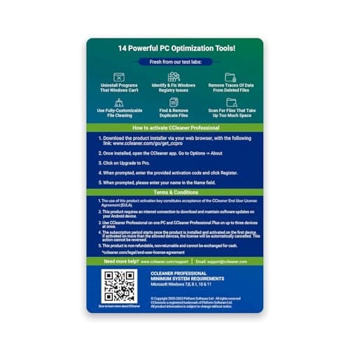 CCleaner Professional for Windows | 1 Device 3 Year | Boost your PC's performance | Email Delivery in 2 hours. 2