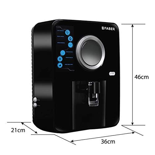 Faber Altroz (RO+UV+UF+MAT) with Heavy Duty Membrane Upto 3000 TDS Water Purifier, Black, 10 Liter 2