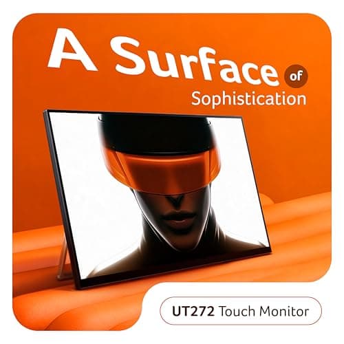 Acer UT272 27 Inch Touch Screen Monitor | Full HD IPS | 10-Point Multi-Touch | 7H Scratch-Resistant Glass | 75Hz AdaptiveSync | HDMI, DisplayPort, USB HUB | Built-in Speakers | Energy Star | Black 5