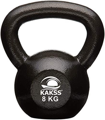 Kakss Cast Iron KettleBell For Strength and Conditioning/Fitness/Cross Training Assorted Colour Kettle Bell for Home Gym (18 KG) (PROUDLY MADE IN INDIA)