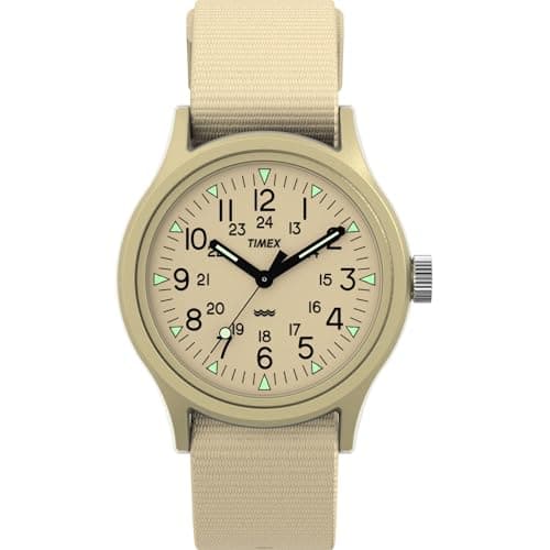 TIMEX Mk1 Tan Round Dial Analog Men's Watch - TW2Y19800UJ