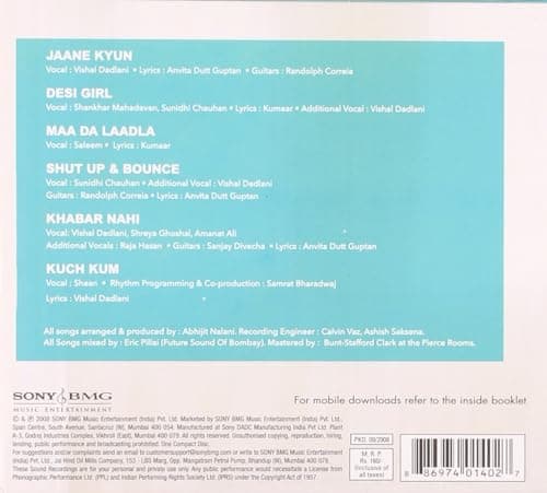 Dostana - Vishal - Shekhar 2