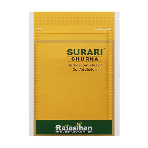 Surari Churna| Natural Anti-Alcohol Support | Helps Reduce Cravings for Liquor, Beer, Wine & Whiskey | 100% Ayurvedic Herbal Formula | | Pack of 1