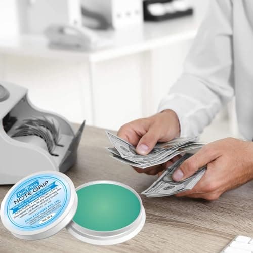 Soni Officemate Note Grip (30g) |Pack of 3| Enhanced Grip | Non-Toxic, Mess-Free & Ergonomic | Ideal for Fast, Accurate Currency Counting 4