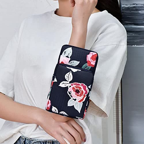 Meadawgs® Small Mobile Phone Bag Lightweight Adjustable Strap Women Ladies Travel Dark Blue Peony|Clothing, Shoes & Accessories | Womens Handbags & Bags| Womens Handbags & Bags|1 Phone Bag 5