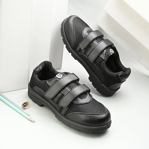 Centrino School Shoes 8124-1_Black_7_Kids 3
