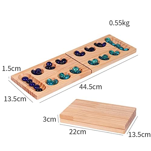 ATORSE® African Mancala Board Game 2 Player Game for Whole Family Adult 2