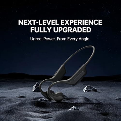 Vonlaxi Bone Conduction Headphones Open Ear Wireless for Running, Gym, and Outdoor Use, Comfortable and Secure Fit for Everyday Listening (Phantom Black) 2
