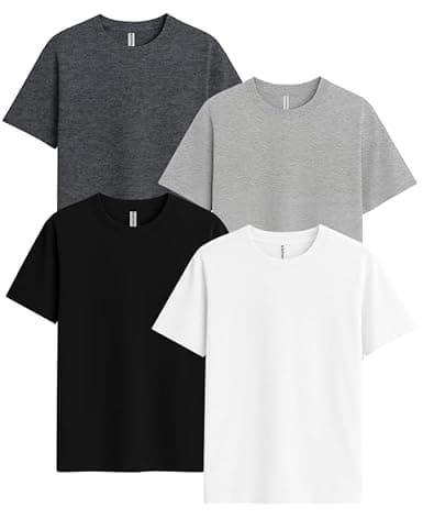 Sleepynuts Women Boyfriend Plain Round Neck Half Sleeve T-Shirt