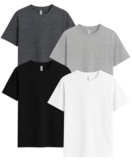 Sleepynuts Women Boyfriend Plain Round Neck Half Sleeve T-Shirt