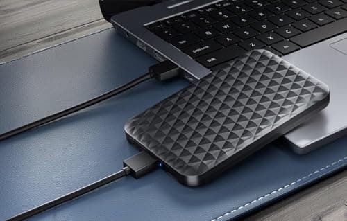 External Hard Drive 1TB USB3.0 High Speed Data Transfer Memory Expansion Data Storage & Portable Backup HDD Compatible with PC, Computer, MacBook, Chromebook.(Cube)(k) 5