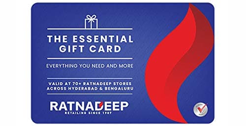 Ratnadeep Retail | E-Gift Card | Instant delivery | Valid for store purchases | 1 year validity 2