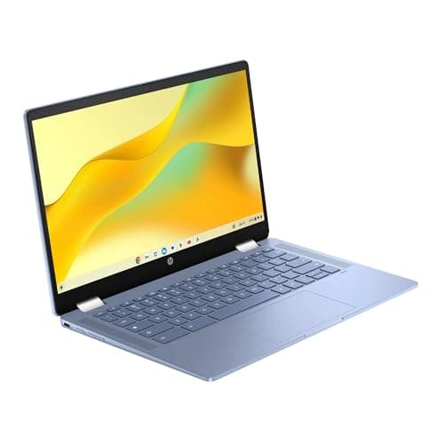 HP Chromebook x360 14 inch FHD IPS Touch 2-in-1 Laptop, Intel Processor N100, 4GB RAM, 64GB eMMC, Chrome OS, Sky Blue, 14b-cd0130wm 5