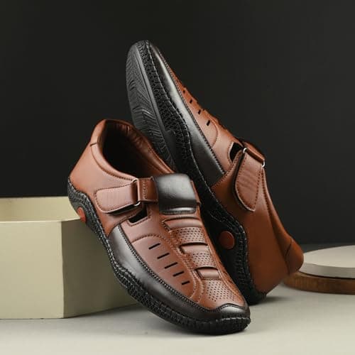 Centrino Mens Sandals 6618-3_Tan_9 2