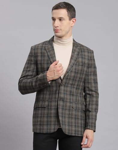 Monte Carlo Dark Brown Check Coat 2