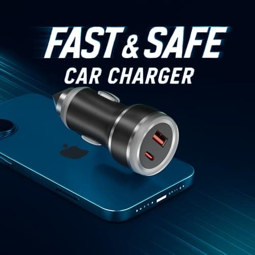AILKIN 145W Fast Charging Car Charger,Dual Output 100W QC + 45W PD Type C Car Adapter,Quick Car Charging Compatible with All Cars for iPhone & Android Smartphone,Smartwatch,Earbud,Power Bank & More 4