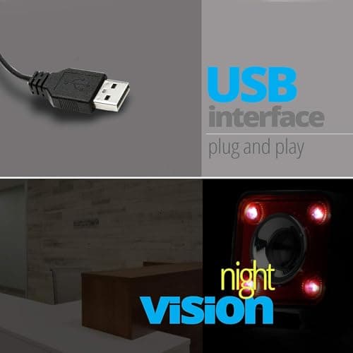 ZEBRONICS Zeb-Crystal Pro Web Camera with USB Powered, 3P Lens, Night Vision, Built-in Mic, Red 3