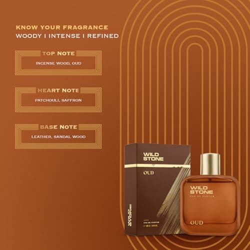 Wild Stone Oud Perfume for Men, 100ml | Luxury Eau De Parfum | Long-Lasting Oud Perfume | Premium Woody Oriental Perfume for Men | Best Gift for Him 5