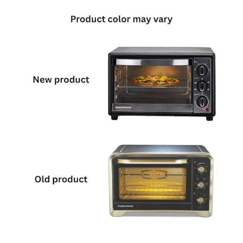 Morphy Richards 30RC Manual Otg Oven For Kitchen 1500W | 30 Litre Oven Toaster Griller | Convection Fan & Rotisserie Function | Temperature Control | 2-Yr Warranty By Brand, clear 2