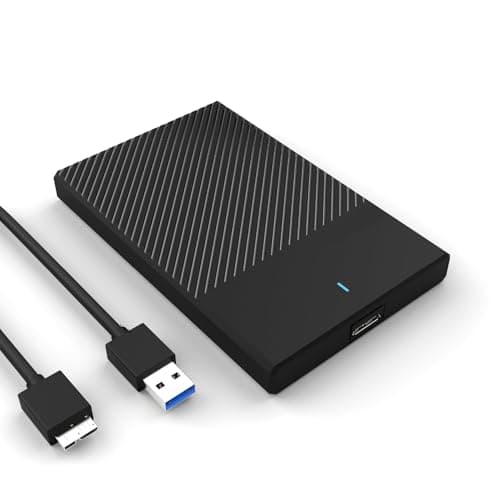 CARE CASE 1tb Portable External Hard Disk - USB 3.0 for PC Laptop Windows and Mac, 1 Year Warranty, External HDD (k)