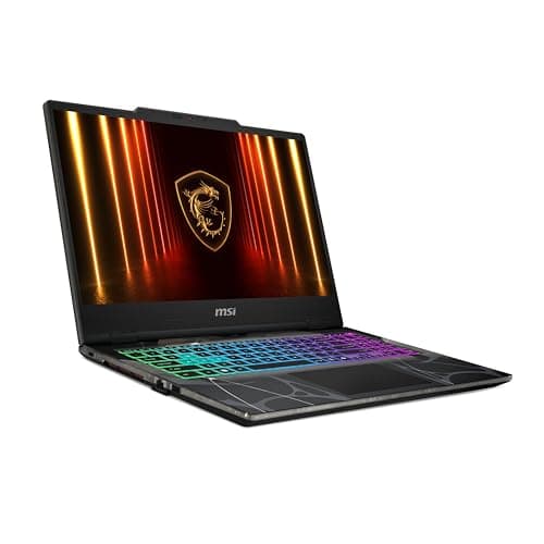 MSI Cyborg 15, Intel Series 2 Core 5 210H, 40cm FHD 144Hz Gaming Laptop (16GB/512GB NVMe SSD/Windows 11 Home/NVIDIA GeForce RTX 5050, GDDR7 8GB/Translucent Black/2.1Kg) B2RWEKG-217IN 5