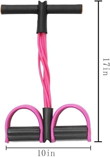 Pritent Pull Reducer Training Band, Exercise Equipment for Home Gym, Yoga Pedal Puller Resistance Band, Tummy Trimmer for Men Women, Leg Stretching Band for Exercise, Full Body Workout Tool 4