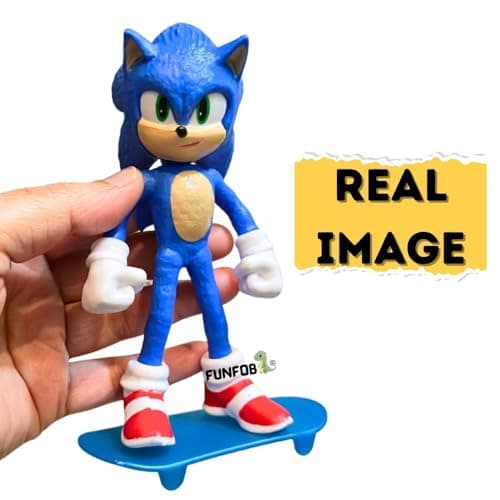 Blue Aura Cartoon Game Action Figure Spike Robo Height-15cm | SS-NC -Blue 2