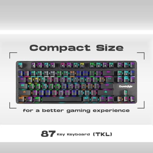 Cosmic Byte CB-GK-16 Firefly TKL Mechanical Gaming Keyboard | Per-Key RGB | 3 PIN Swappable Outemu Blue Switches | Upgraded with Detachable USB-C Port | Macro & Software Support (Black) 5