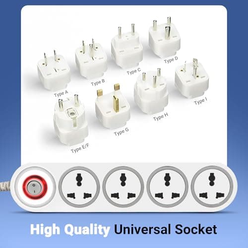 ZEBRONICS PS4200H Power Strip – 4 Universal Sockets | 1500W | LED Indicator with Master Switch | Surge & Spike Protection | 2M Durable Copper Cable | Ideal for Home & Office Use (White) 2
