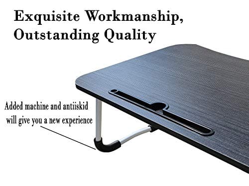 MemeHo® Smart Multi Purpose Laptop Table and Gaming Mouse Pad Combo (Black) 3